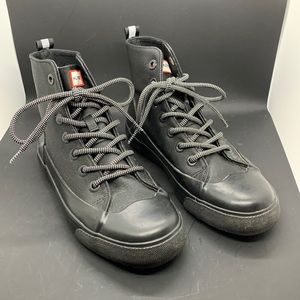 Hinter lace up rain sneaker boot